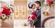 wedding photo - Elegant Ideas for a stylish NYE soiree wedding!