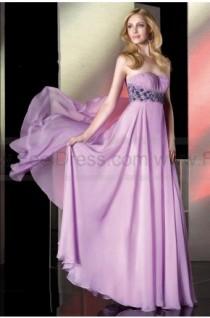 wedding photo -  Empire Beading Sweetheart Lilac Evening Dresses