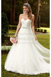 wedding photo -  Stella York Satin A-Line Princess Wedding Dress Style 6133
