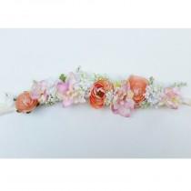 wedding photo - Flower Girl Flower Crown * Custom Flower Crown * Handmade Floral Headpiece