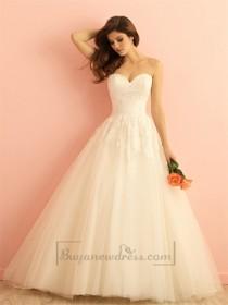 wedding photo -  Strapless Sweetheart A-line Ball Gown Wedding Dress