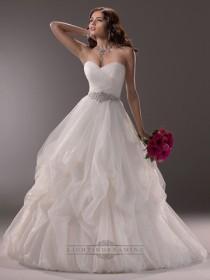 wedding photo -  Criss-cross Ruched Sweetheart Ball Gown Wedding Dress