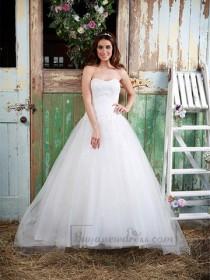 wedding photo -  Strapless Sweetheart A-line Ball Gown Wedding Dress