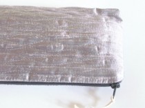 wedding photo - Silver Pink Clutches, Wedding Clutches, Silver Bags, Set of 5, Bridesmaids' Bags