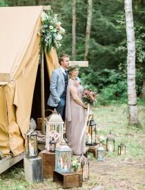 wedding photo - Rustic Camp Elopement Inspiration