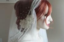 wedding photo - Wedding Veil  - Perle (Made to Order)
