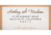wedding photo - Custom Address Stamp - Return Address Stamp - Personalized Address Stamp (107)
