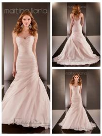 wedding photo -  Fit and Flare Cross Sweetheart Neckline Ruched Bodice Wedding Dresses