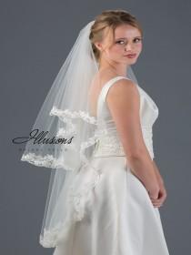 wedding photo -  Layer Knee Length Veil