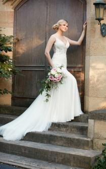wedding photo -  Essense of Australia French Tulle & Lavish Satin Wedding Gown Style D2078