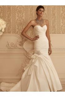 wedding photo -  Elegant Fit And Flare Bridal Dress By Casablanca 2106