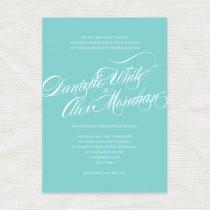wedding photo - twirl - classic script printable wedding invitation twirl - elegant calligraphy simple modern swirl fonts romantic diy design