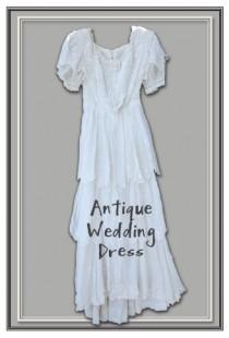 wedding photo - Antique Lace Wedding Dress