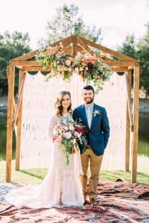 wedding photo - Floral Inspired Treehouse Wedding 