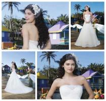 wedding photo -  Tulle And Satin Ball Gown With Strapless Neckline And A Satin Belt
