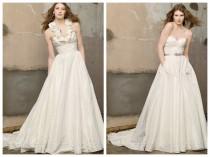 wedding photo -  Fashion Wedding Gown with Pockets and Convertible Ruffled Collar