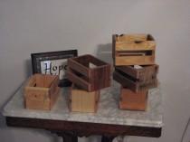 wedding photo - Small Rustic Crate 6 pack