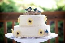 wedding photo - Unique Wedding cake topper