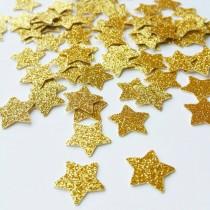 wedding photo - Gold Confetti Gold Star Glitter Confetti Gold Star Table Confetti Star Confetti Star Party Decorations Gold Stars