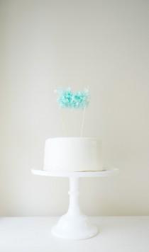 wedding photo - Fringe Garland Cake Topper