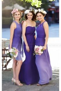 wedding photo -  Sorella Vita Purple Ombre Bridesmaid Dress Style 8458OM