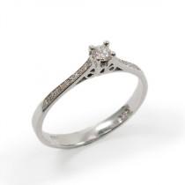 wedding photo - Engagement Ring- White gold & Diamonds (r-13151x). romantic ring. Romantic engagement ring. She said yes!