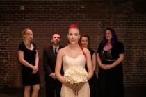 wedding photo - This sleek braided mohawk is giving us happy chills
