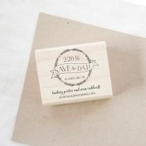 wedding photo - Save the Date Stamp - wedding invitation stamp - wedding stamp - custom stamp - custom wedding stamp - save the date rubber stamp - Z1069