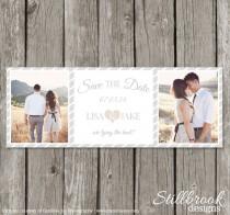 wedding photo - Save The Date Timeline Cover - Wedding Save The Date Facebook Timeline Template - TC05