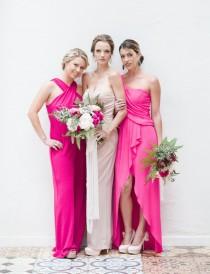 wedding photo - Bold + Modern Pink Wedding Inspiration
