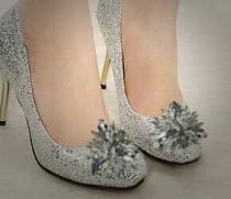 wedding photo - Cinderella Shoes--2015--Sparkling wedding shoes-cosplay-disneybound