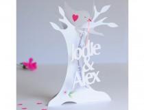 wedding photo - Personalised  3.D Paper Cut Wedding Card .