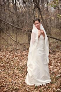 wedding photo - Mantilla - Fingertip Length Veil