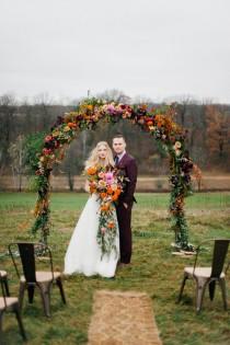 wedding photo - Minnesota Hilltop Elopement Inspiration 