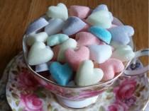 wedding photo - 100 Heart Shaped Sugar Cubes in Mixed colours