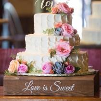 wedding photo - Rustic Wedding Cake Stand