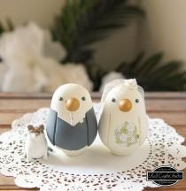 wedding photo - Love Bird Cake Toppers - Medium