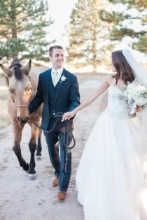 wedding photo - Equestrian Ranch Wedding 