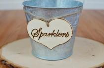 wedding photo - Rustic Wedding "Sparklers" Sign  for Your Rustic, Country, Shabby Chic Wedding