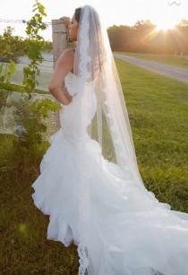 wedding photo - Long Lace Veil