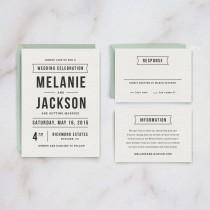 wedding photo - Wedding Invitation DIY Printable Template 