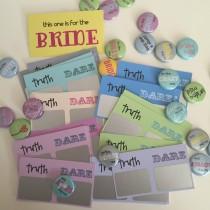 wedding photo - 24 Truth or Dare Scratchoff Cards - Bachelorette Party Pack