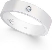 wedding photo - Certified Diamond Accent 5MM Wedding Band in 18k White Gold