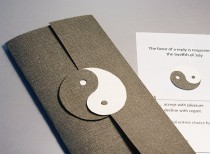 wedding photo - Wedding Invitation Set, Yin and Yang, Dao, Daoism, Chinese Philosophy, Cutout, Scrapbook, Papercut by Naboko