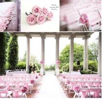 wedding photo -  Styled in Pink at the Hycroft in Vancouver By ...
