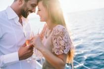 wedding photo - Romantic Nautical Themed Anniversary Session On A Yacht - Weddingomania