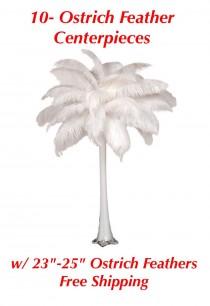 wedding photo - 10 - Ostrich Feathers Centerpieces w/23"-25" Feathers and FREE SHIPPING