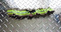 wedding photo - Firefighter garter with lace  With the option to add a name.  Tan