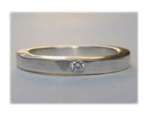 wedding photo - Diamond Engagement Ring, Diamond Wedding Band