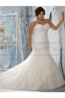 wedding photo - Lovely Fit And Flare Bridal Dress Julietta By Mori Lee 3143 - Plus Size Wedding Dresses - Formal Wedding Dresses